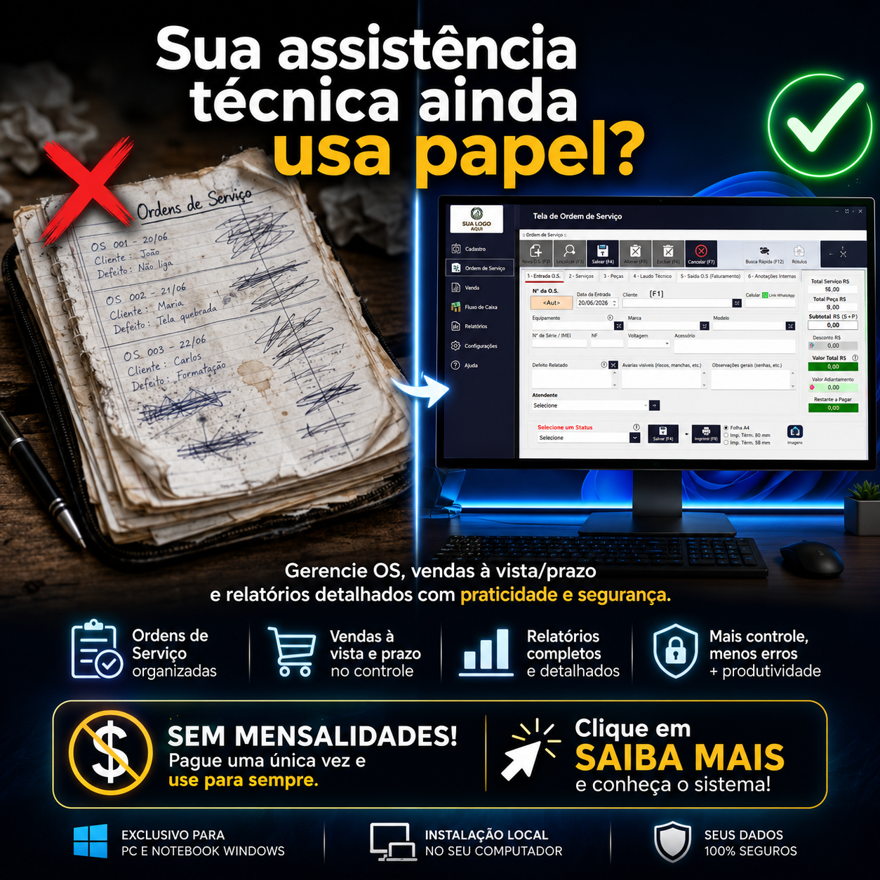 OS System - Sistema de Gestão para Assistência Técnica